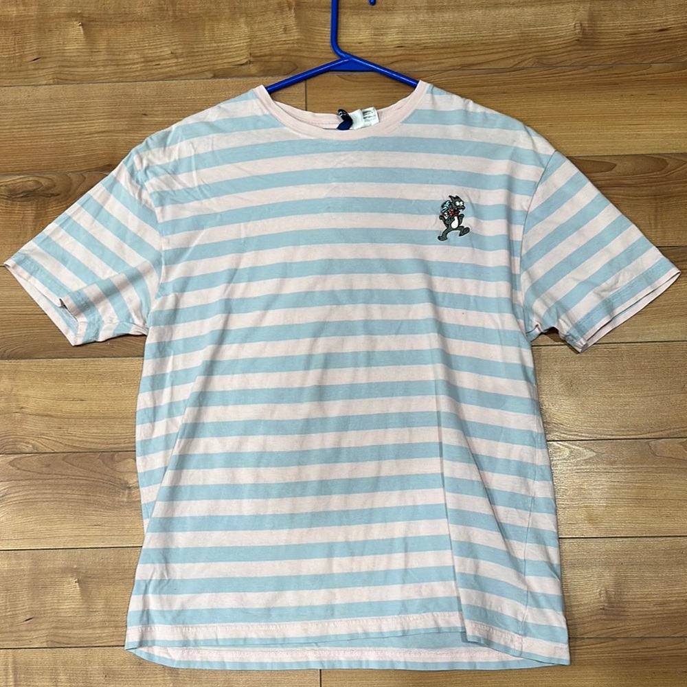 Striped Blue and Pink Men's Shirt